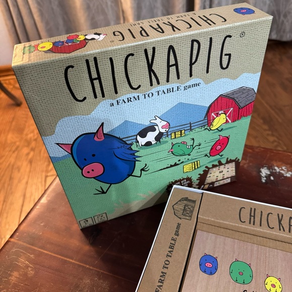 Chickapig Boardgame Family Fun Game Night. New Fun Kids Ages 8+ and up - Picture 3 of 8